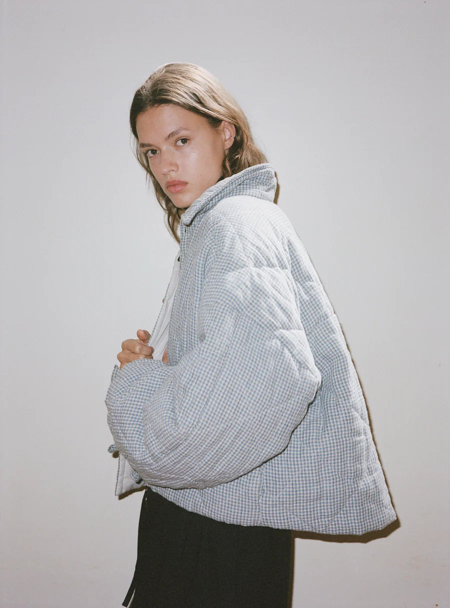 The Collared Quilt Coat