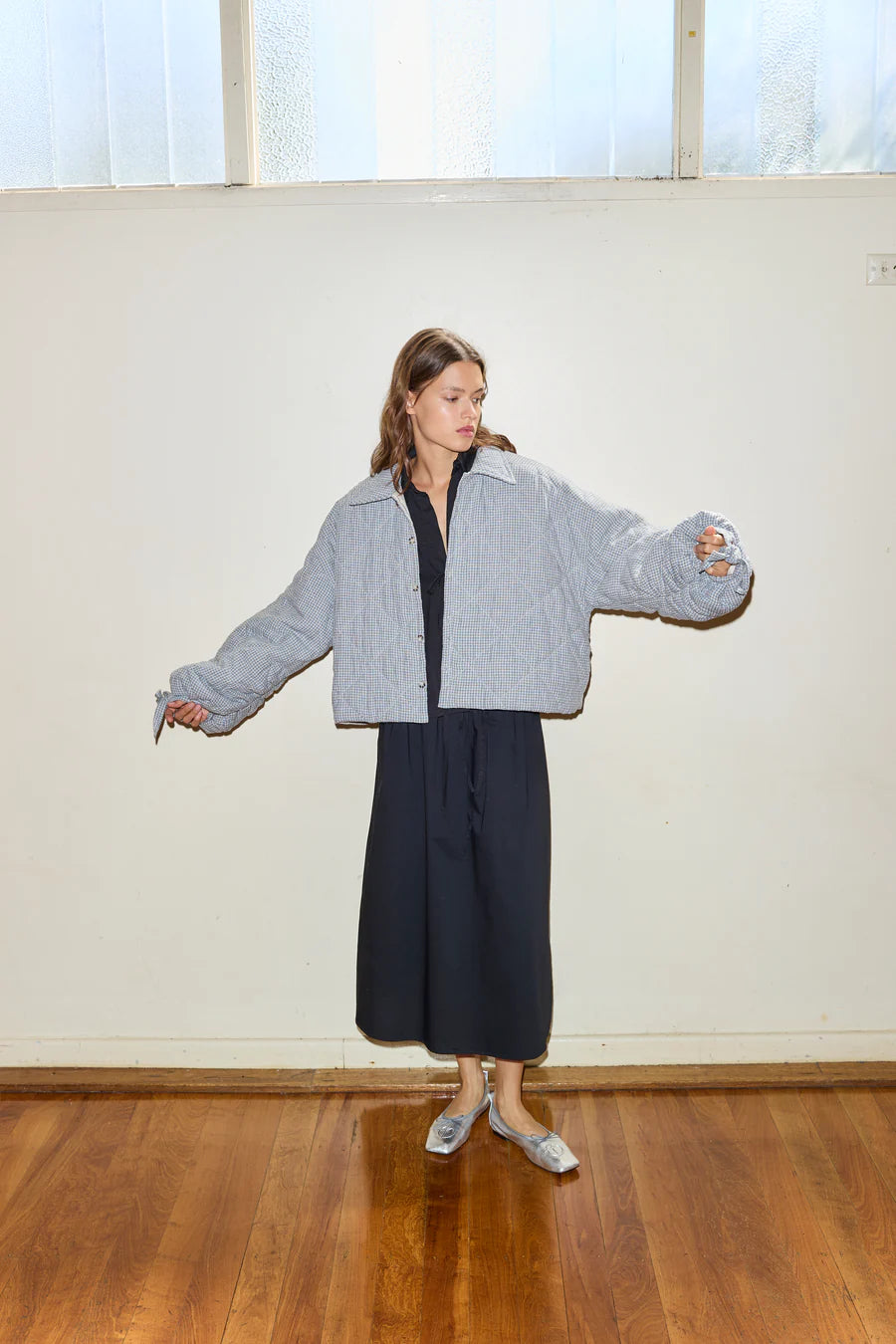 The Collared Quilt Coat