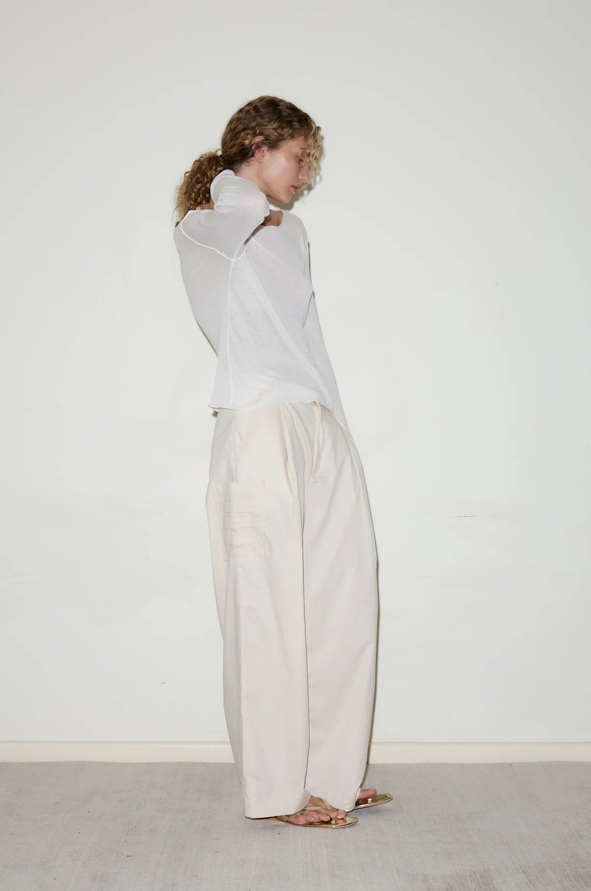 Gathered Pocket Pant