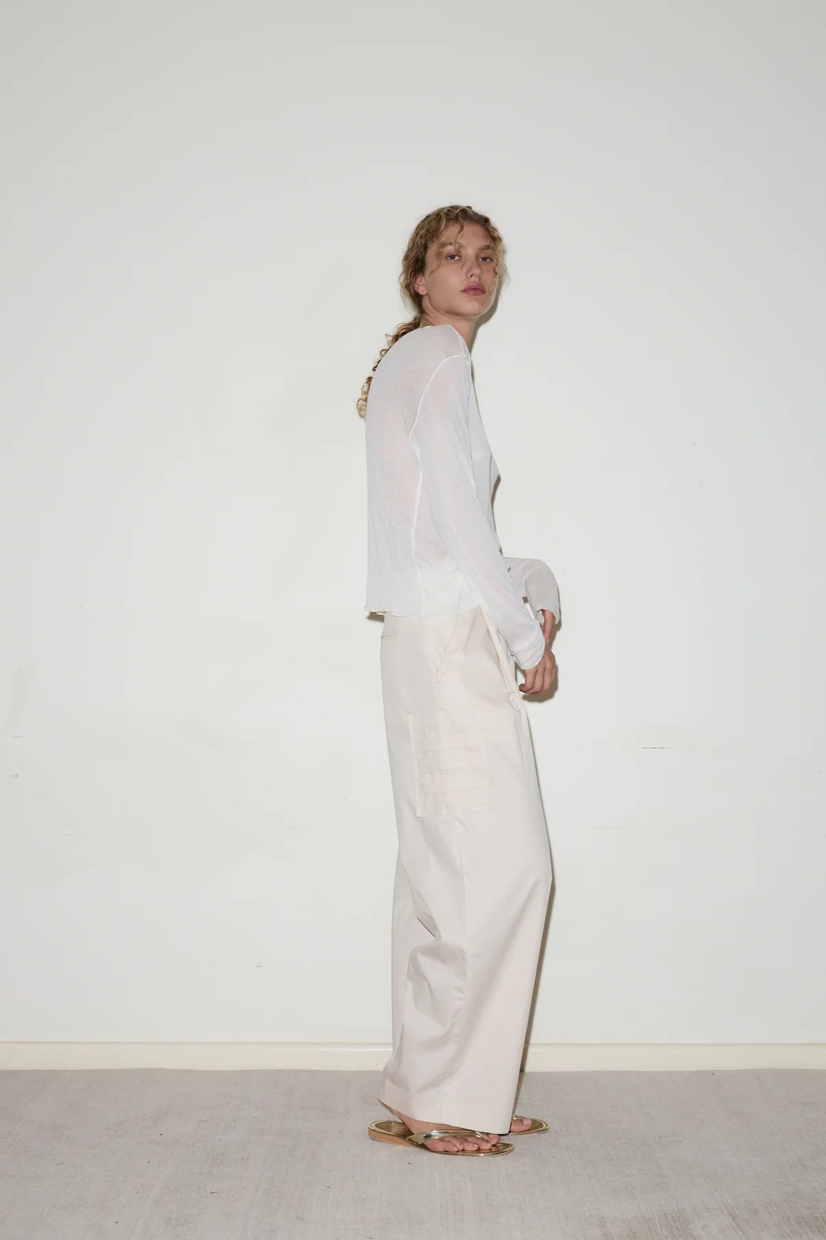 Gathered Pocket Pant