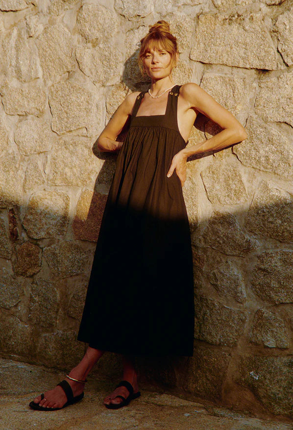 ANDMARY Laura Tiered Dress ブラック Laura Dress – Continuum