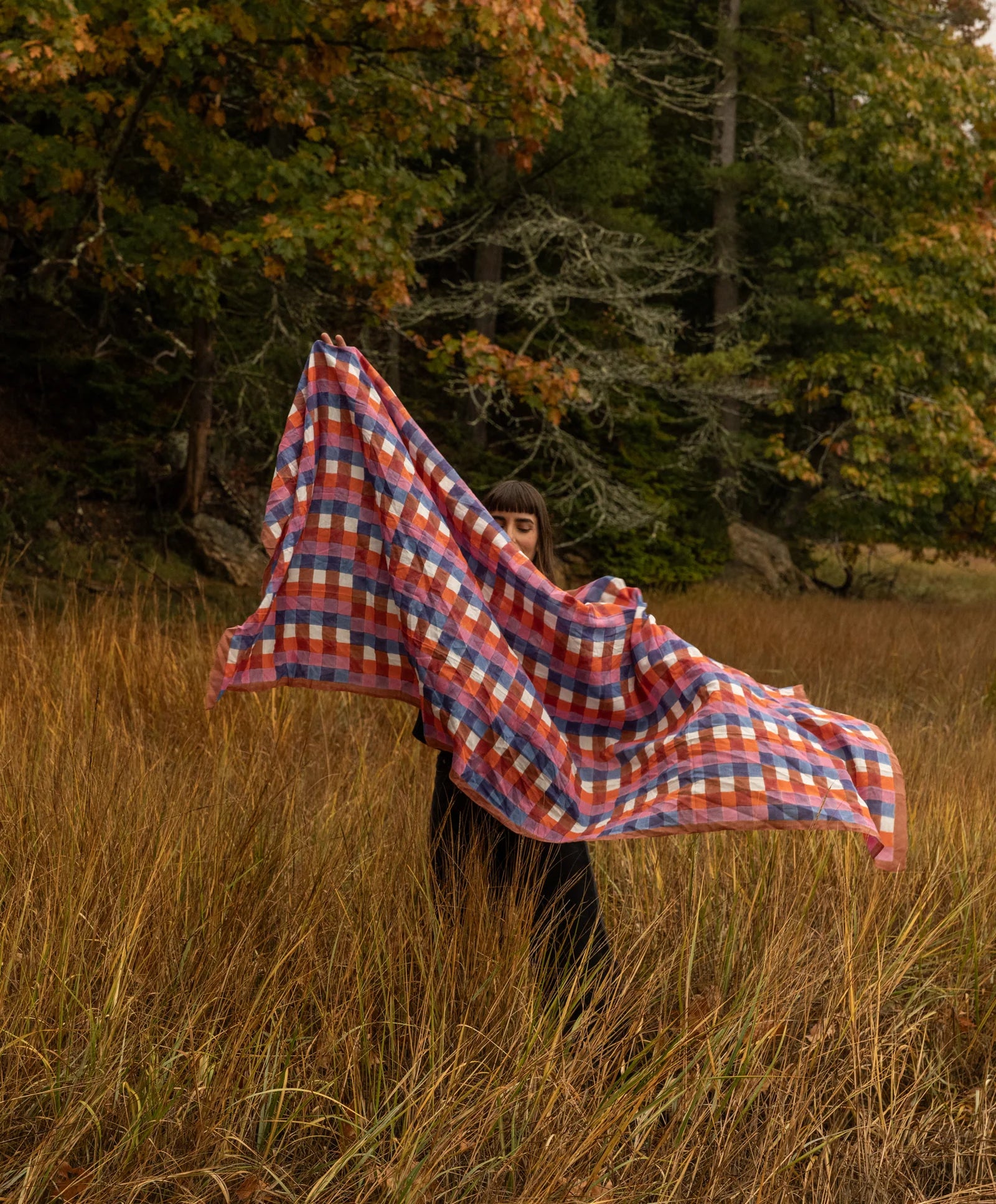 Split Bars Long Scarf