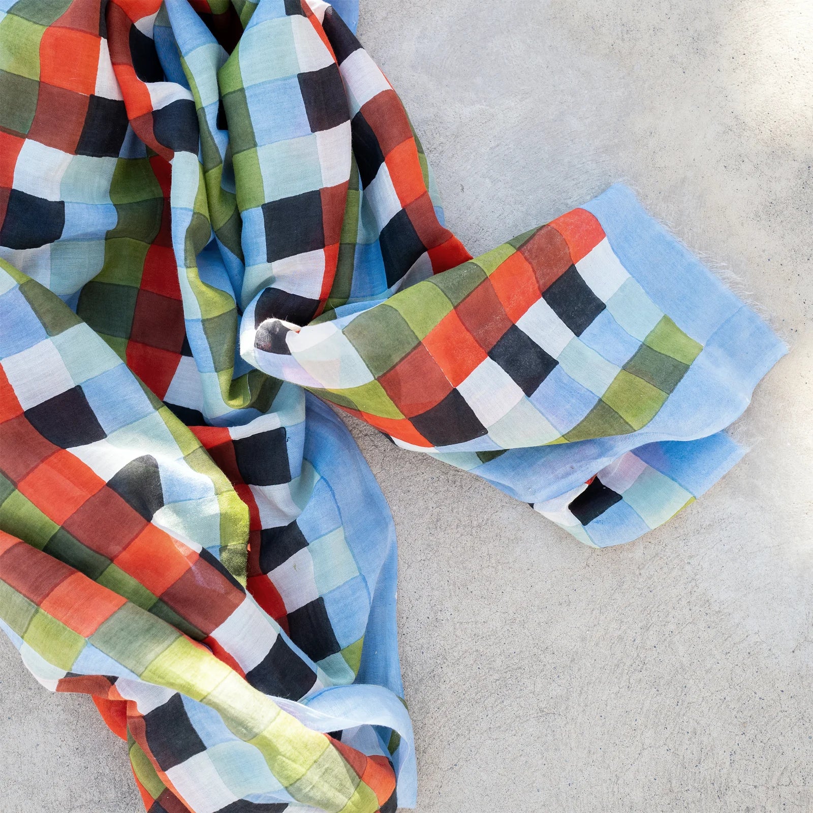 Split Bars Long Scarf