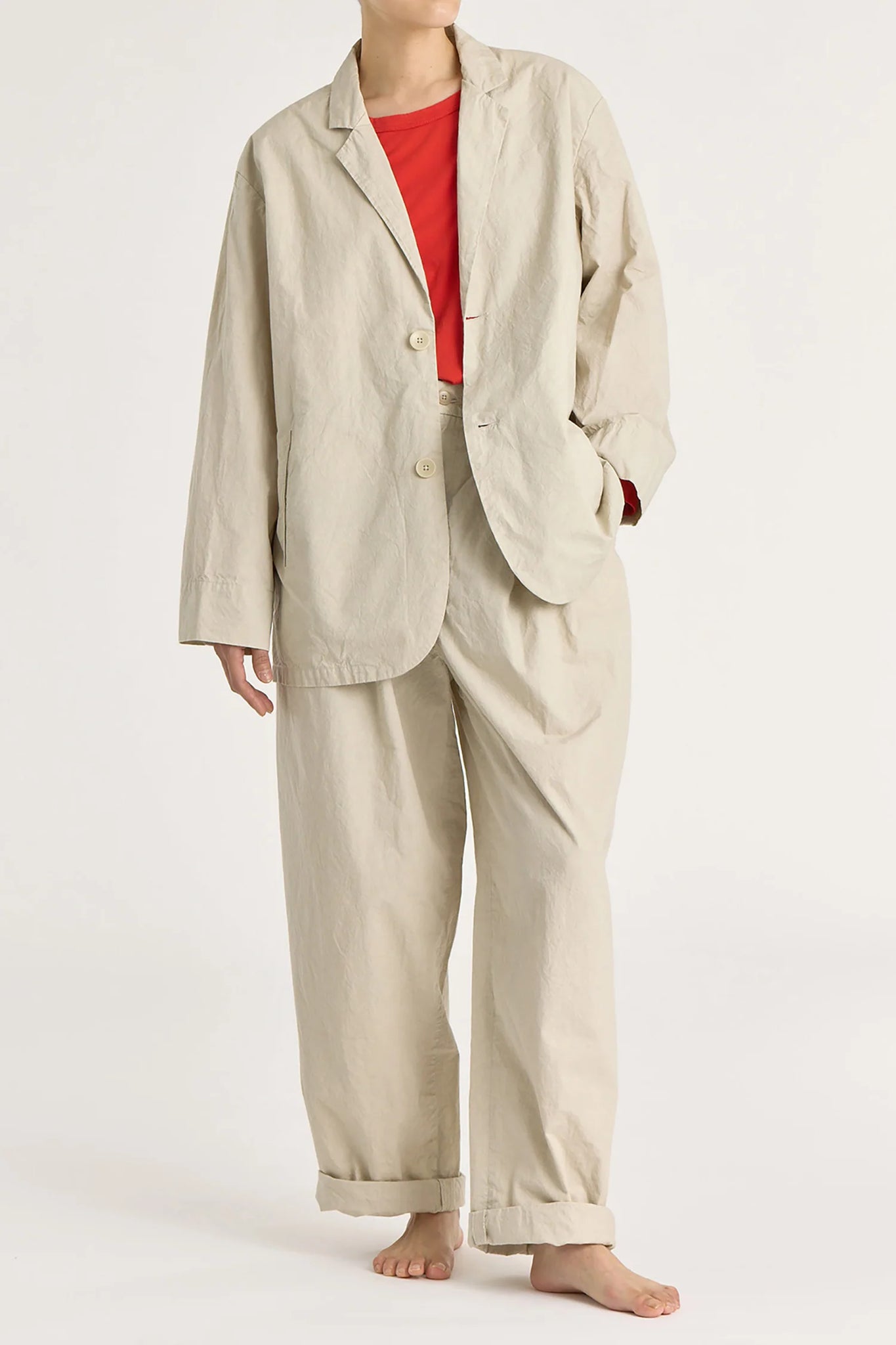 Crinkled Blazer