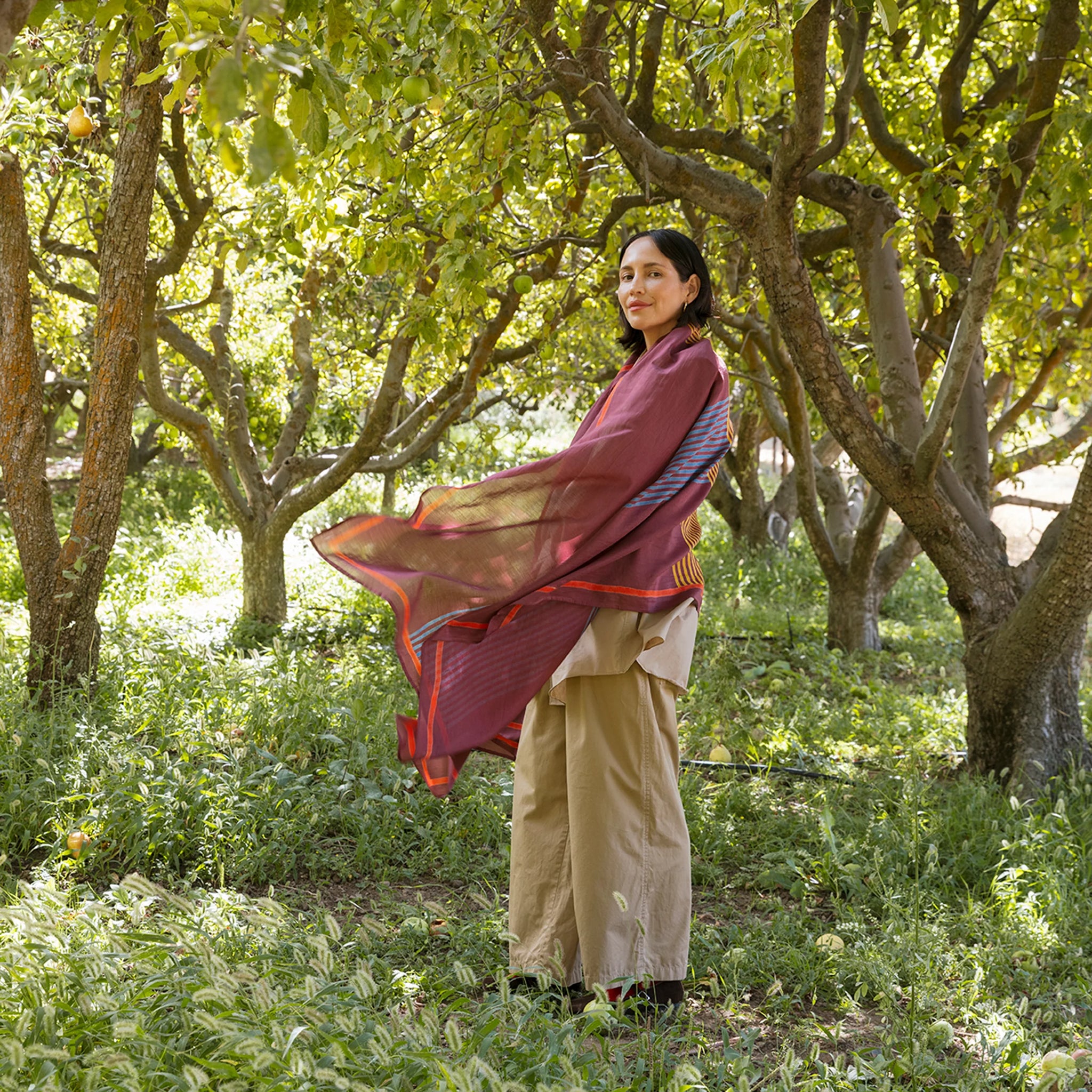 Criss Cross Long Scarf