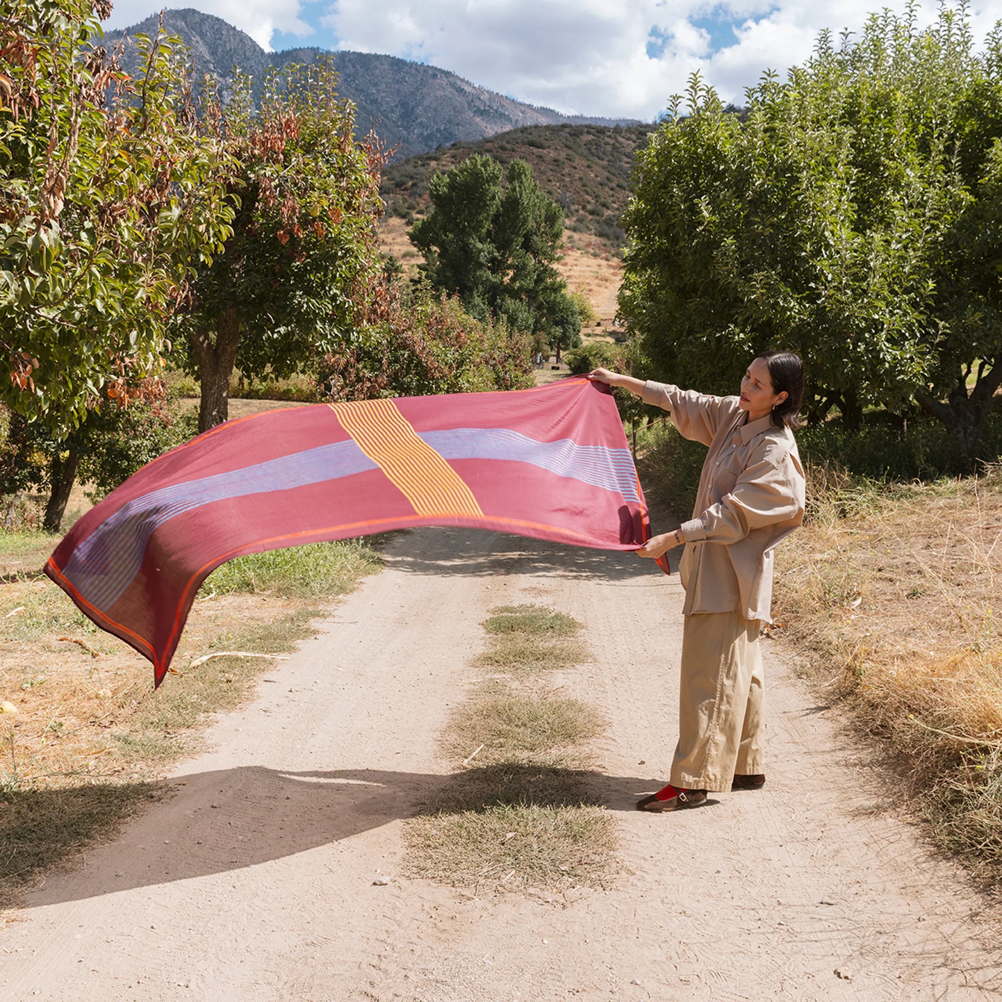 Criss Cross Long Scarf