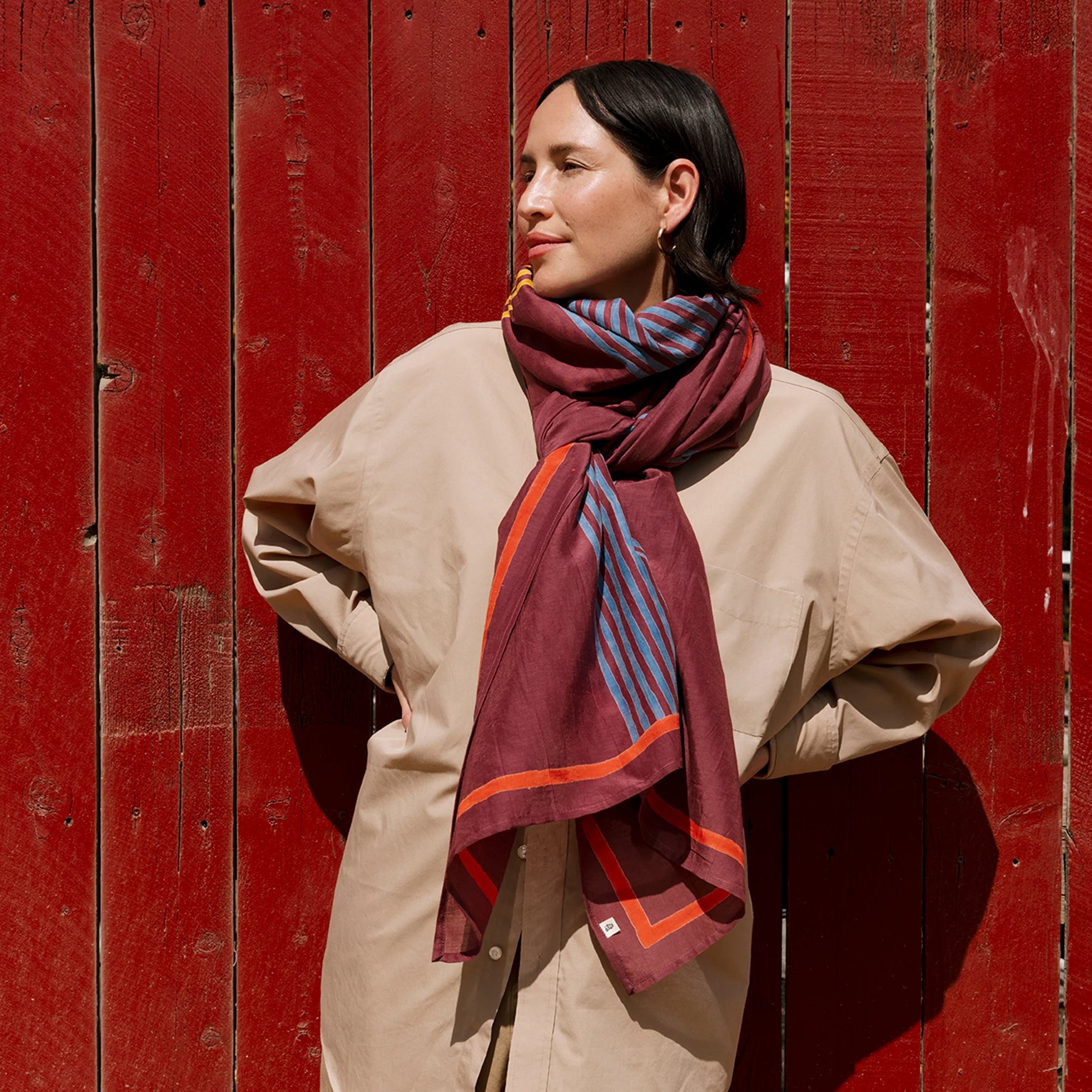 Criss Cross Long Scarf