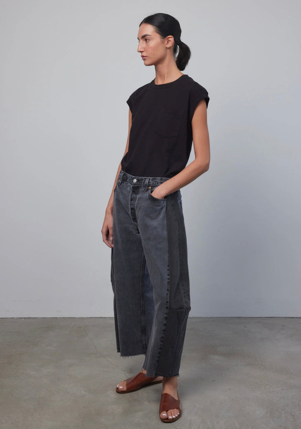 Vintage Lasso Jean Slouch Crop