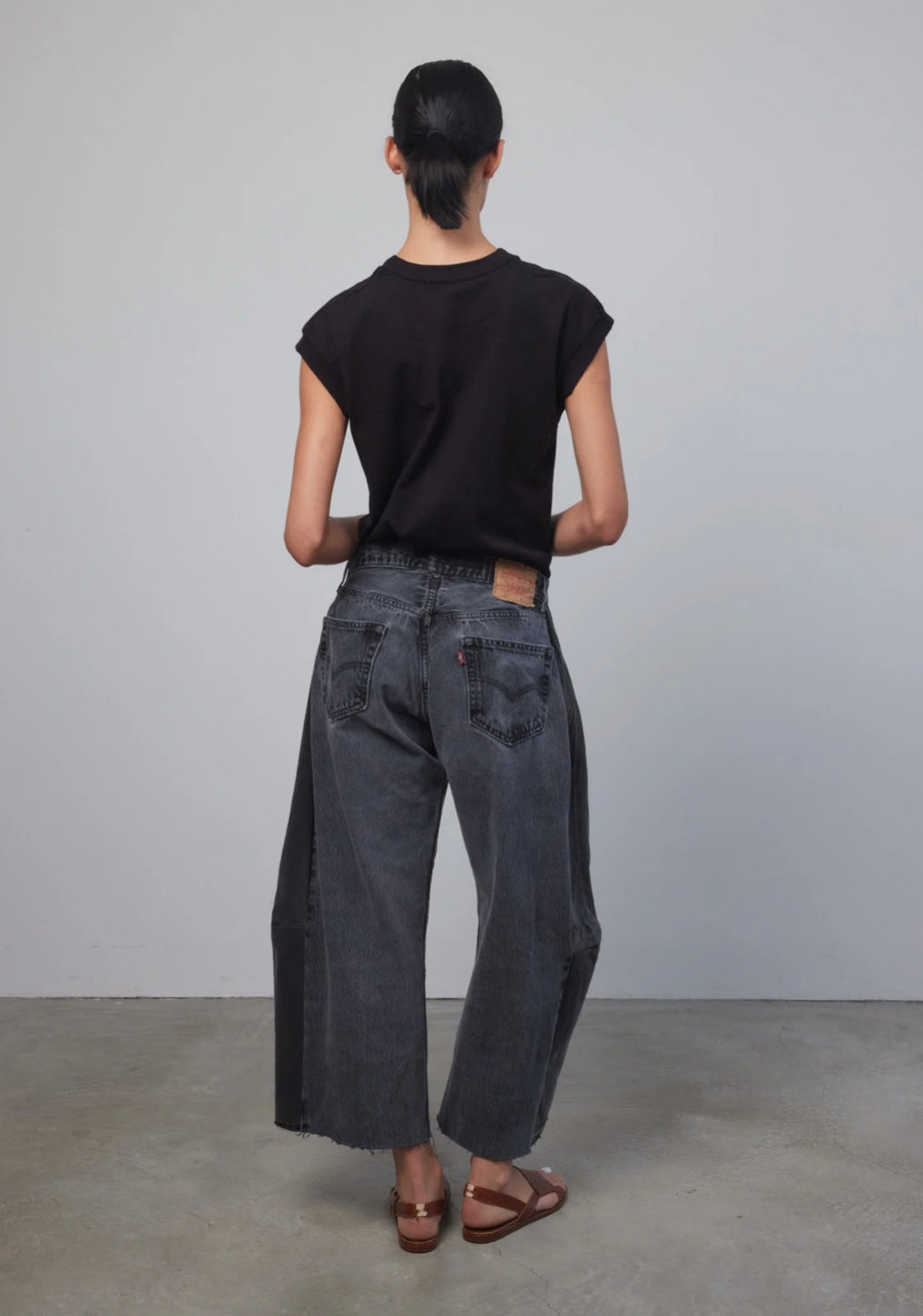 Vintage Lasso Jean Slouch Crop