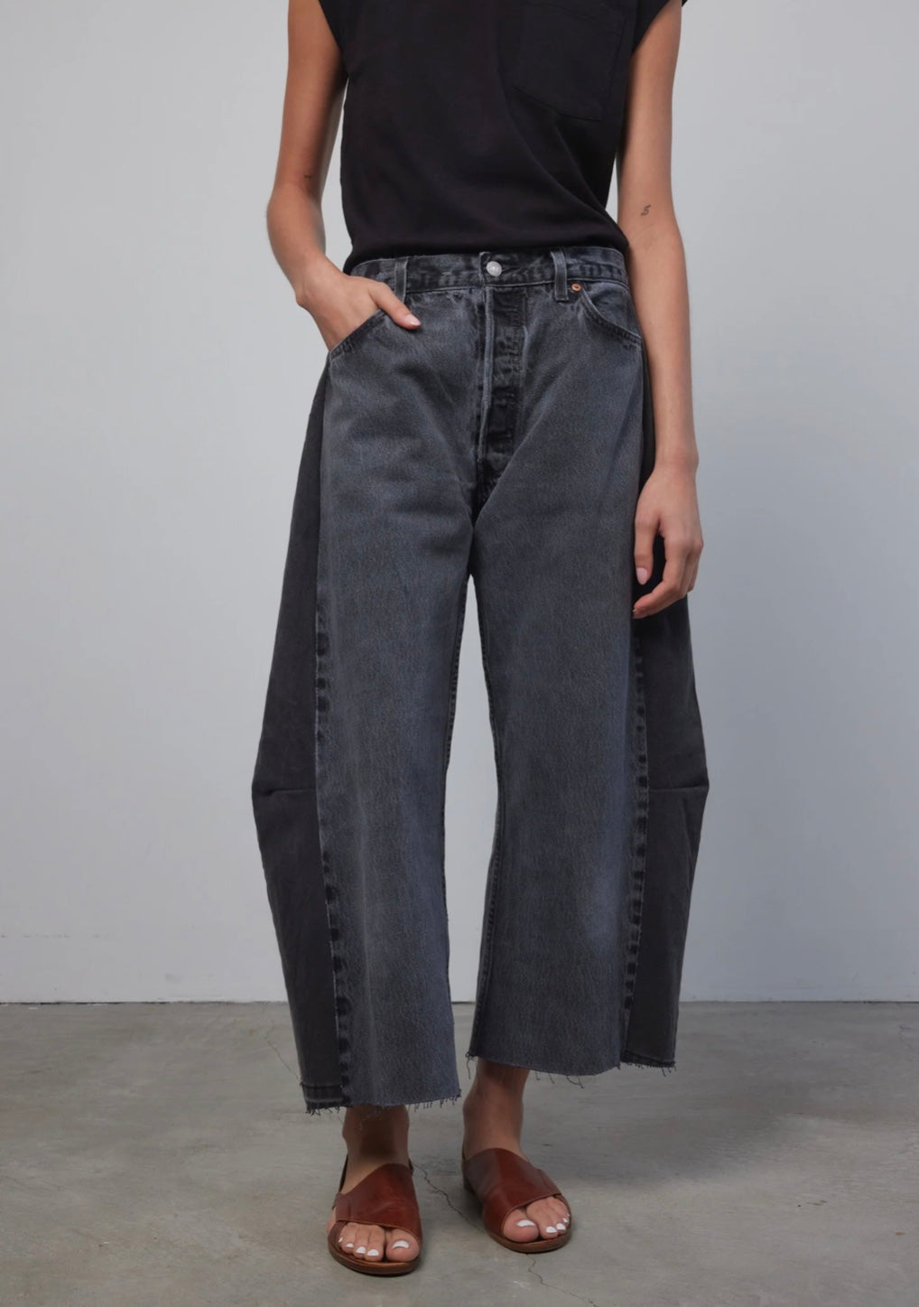 Vintage Lasso Jean Slouch Crop