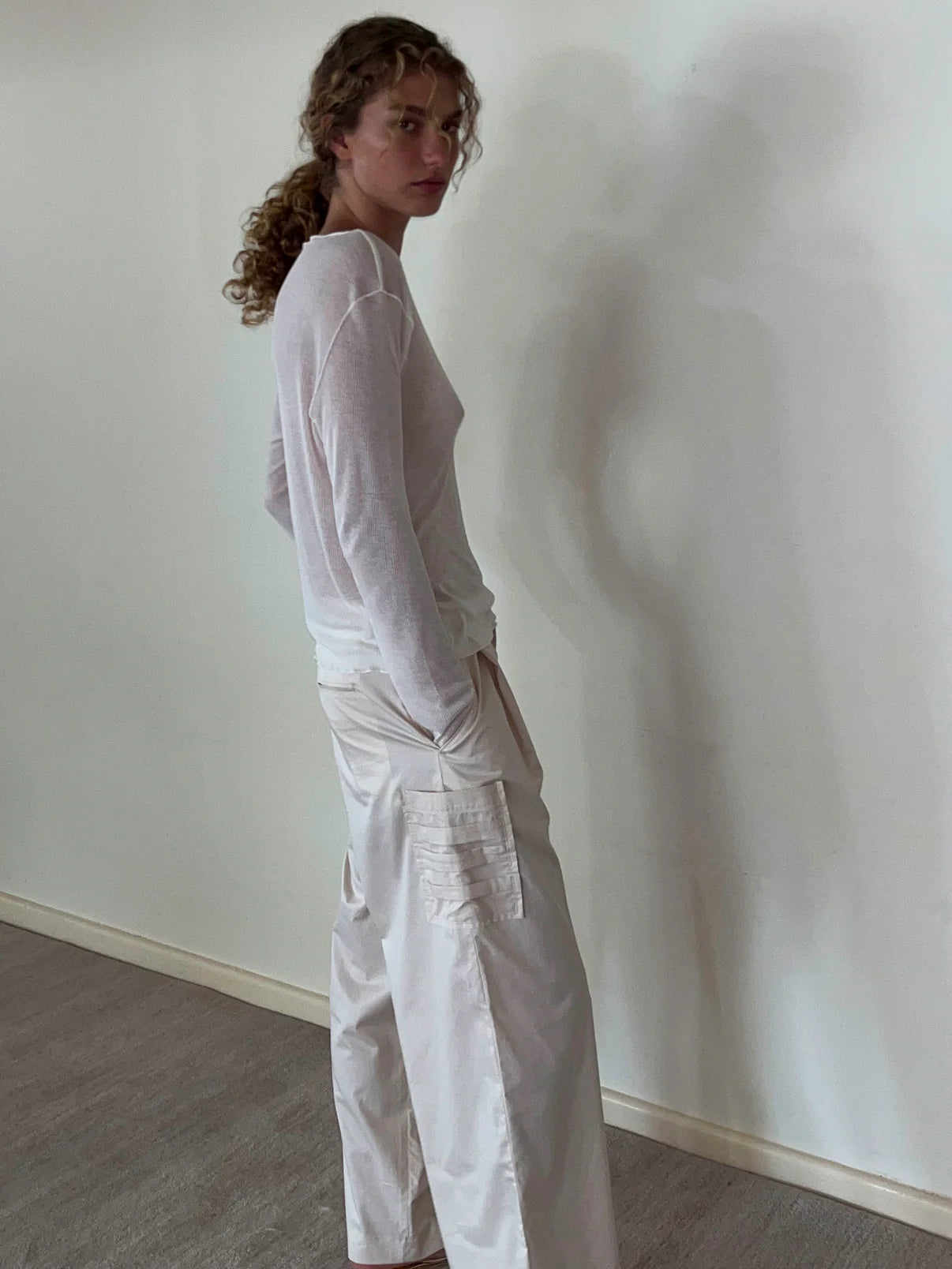 Gathered Pocket Pant