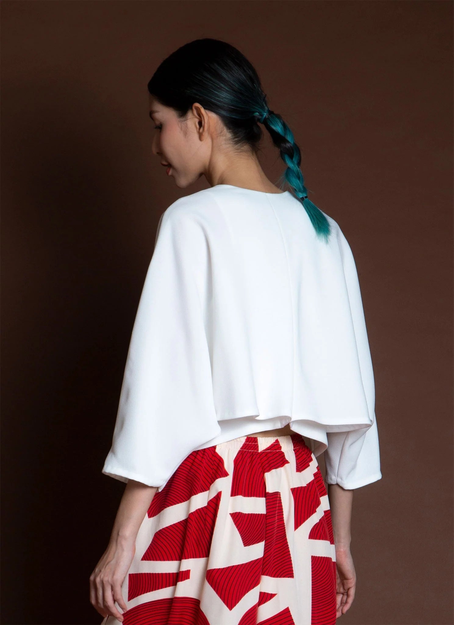 Lemongrass Double Folded Dolman Neck Top