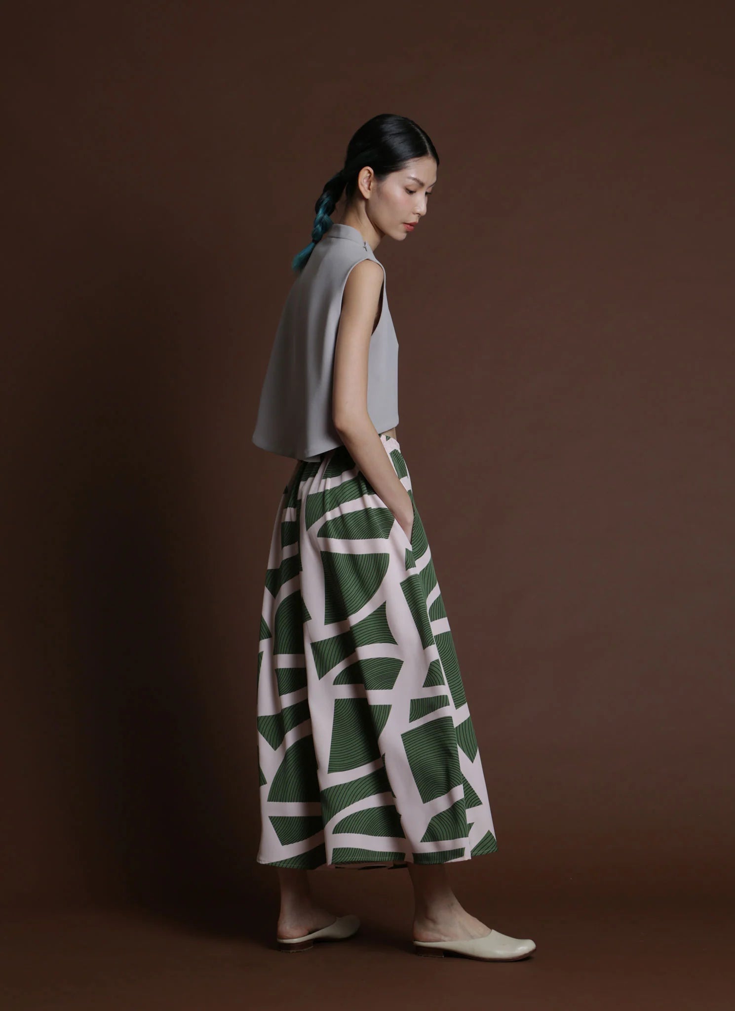 Ochna Wide Leg Pocket Pant w/ Elastic