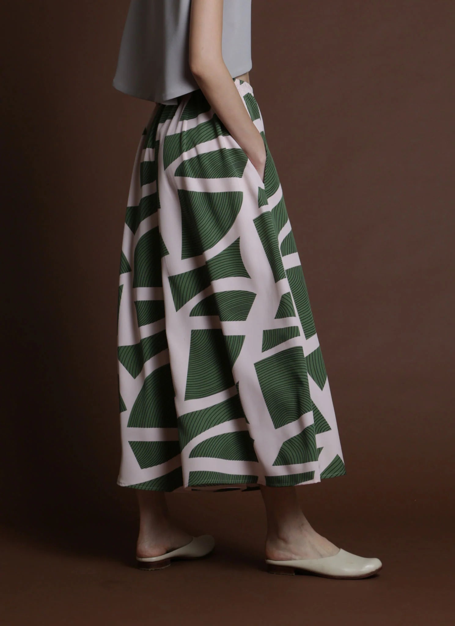 Ochna Wide Leg Pocket Pant w/ Elastic