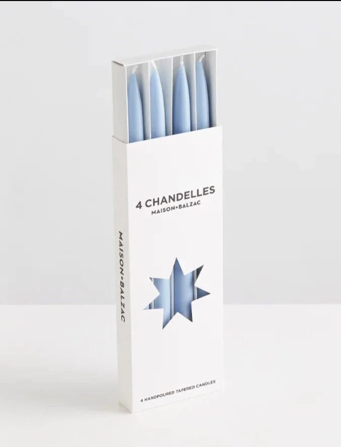 4 Chandelles- Tapered Candles
