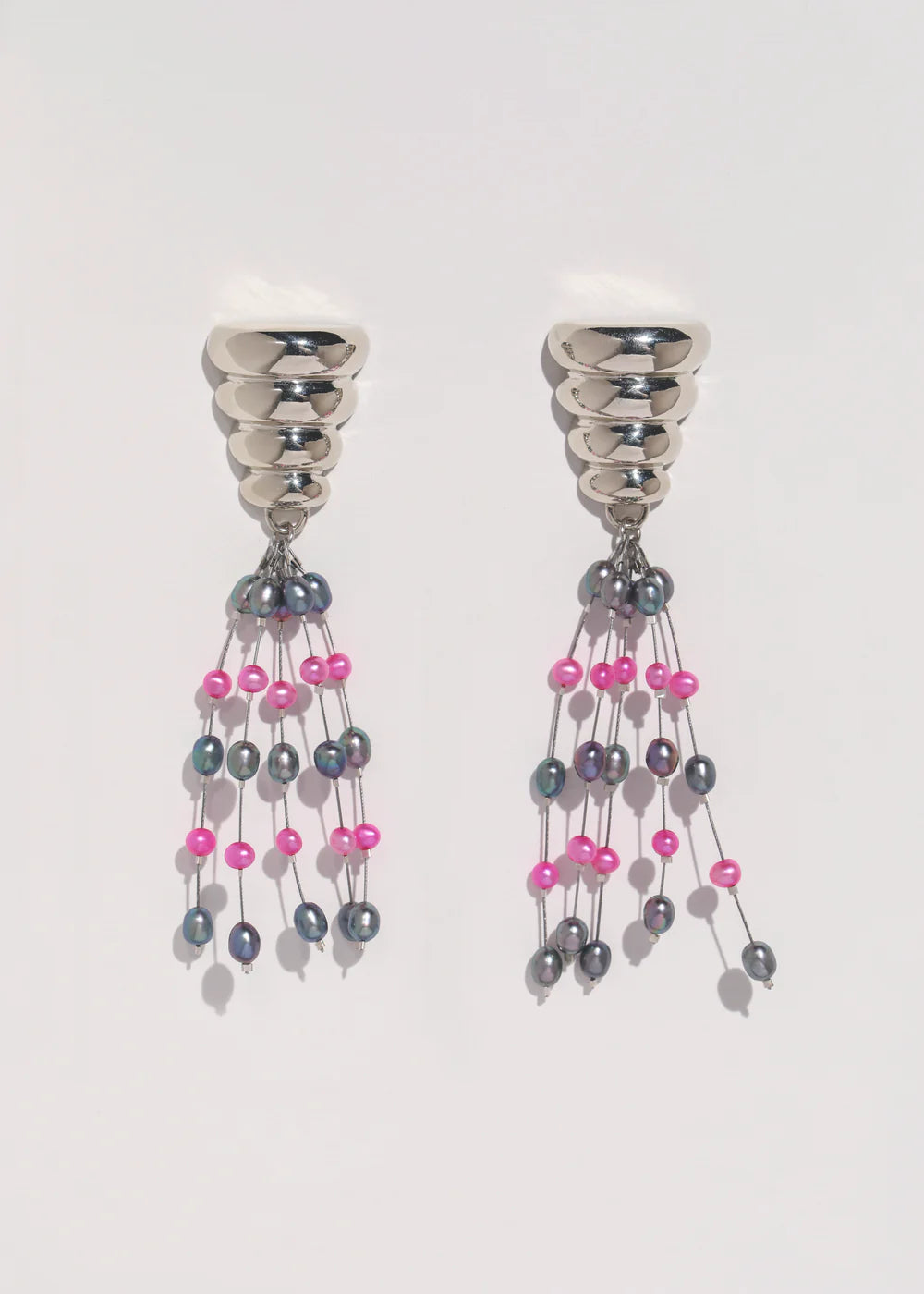 Beaded Pupa Earrings