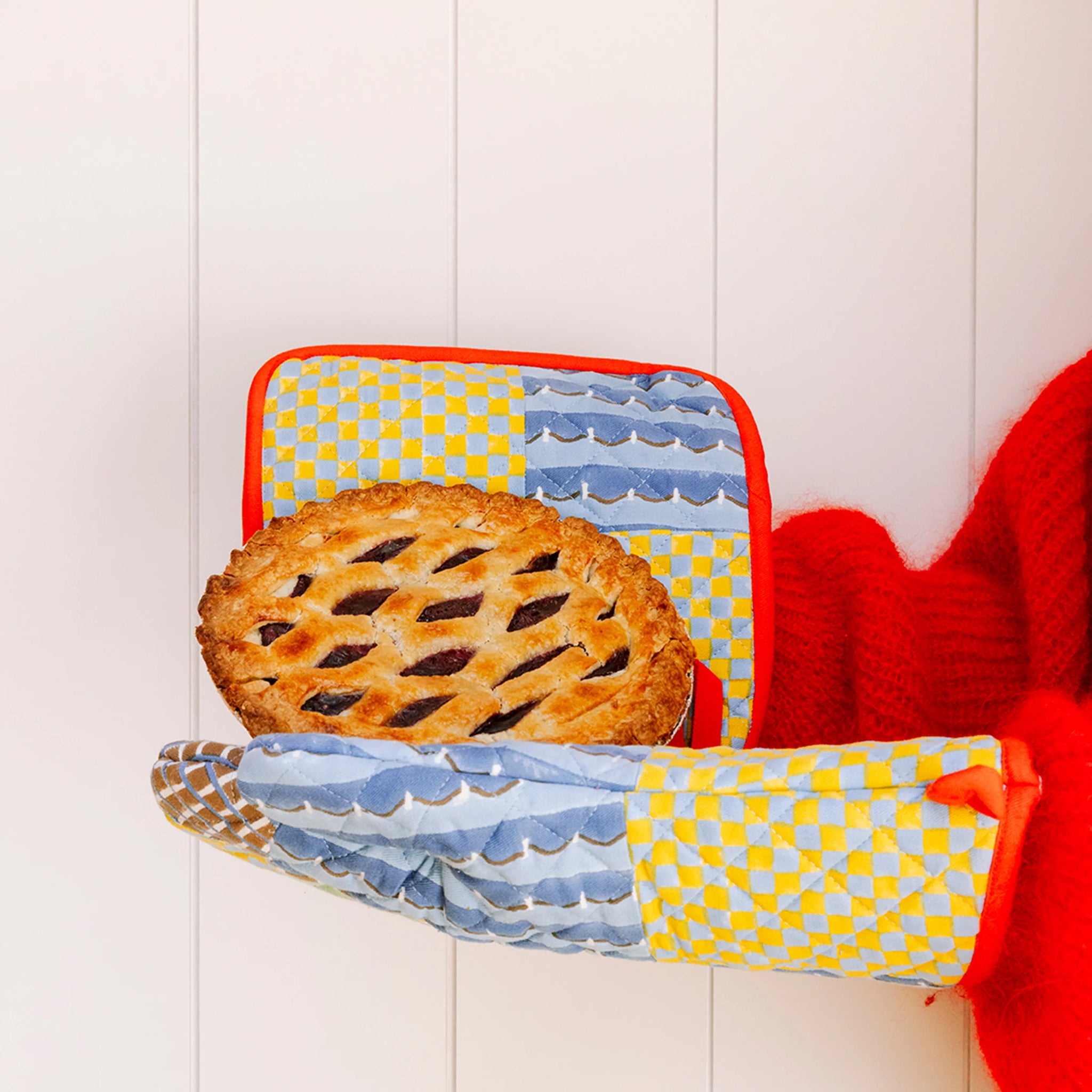 Patchwork Oven Mitt