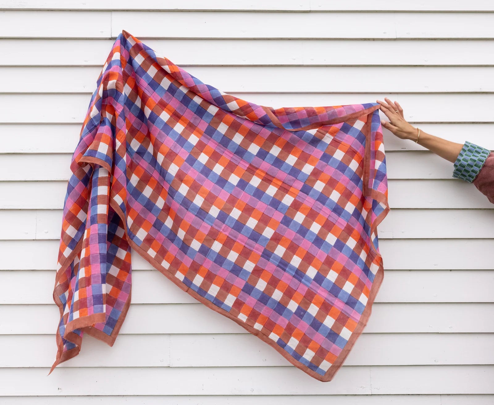 Split Bars Long Scarf