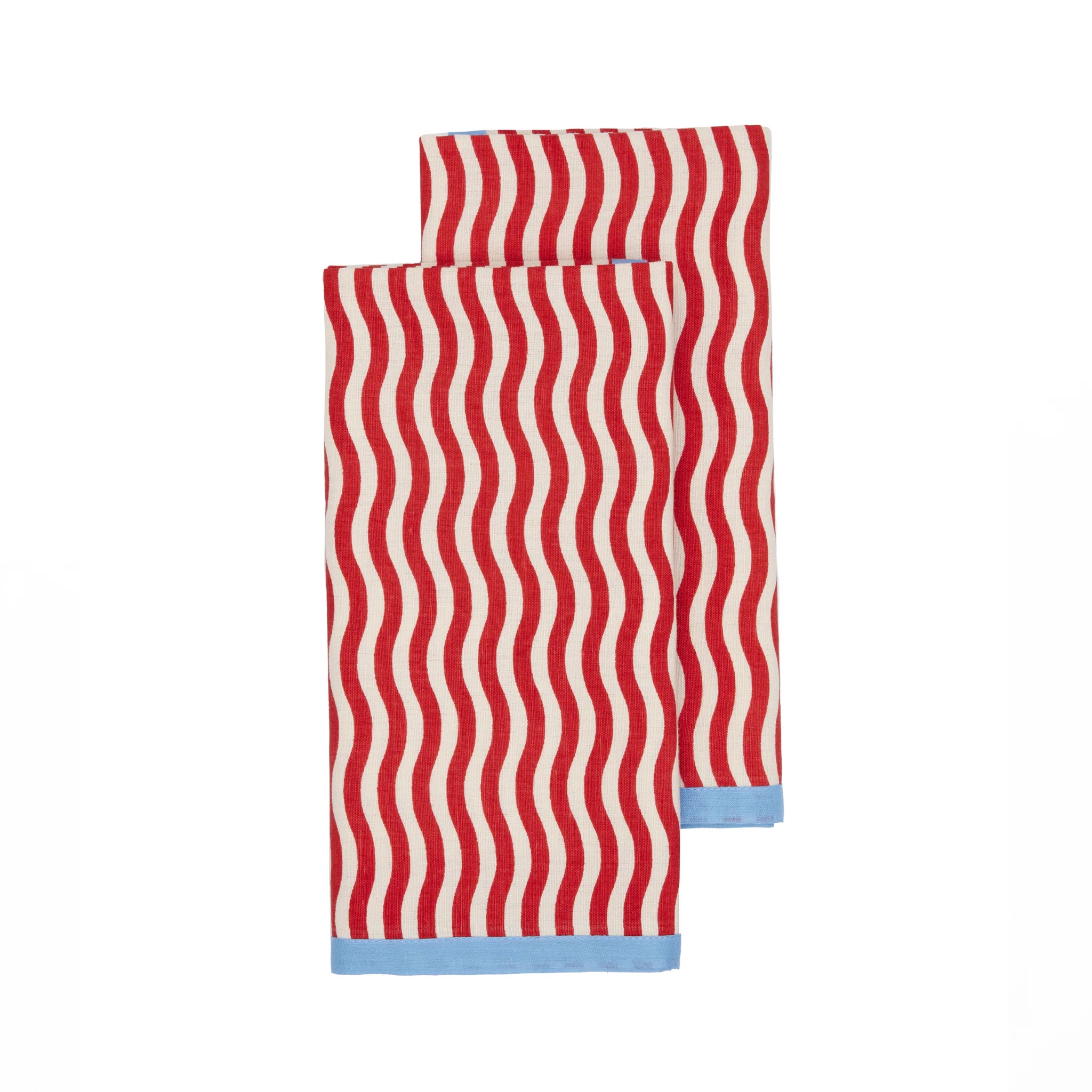 Red Wiggle Stripe Napkins