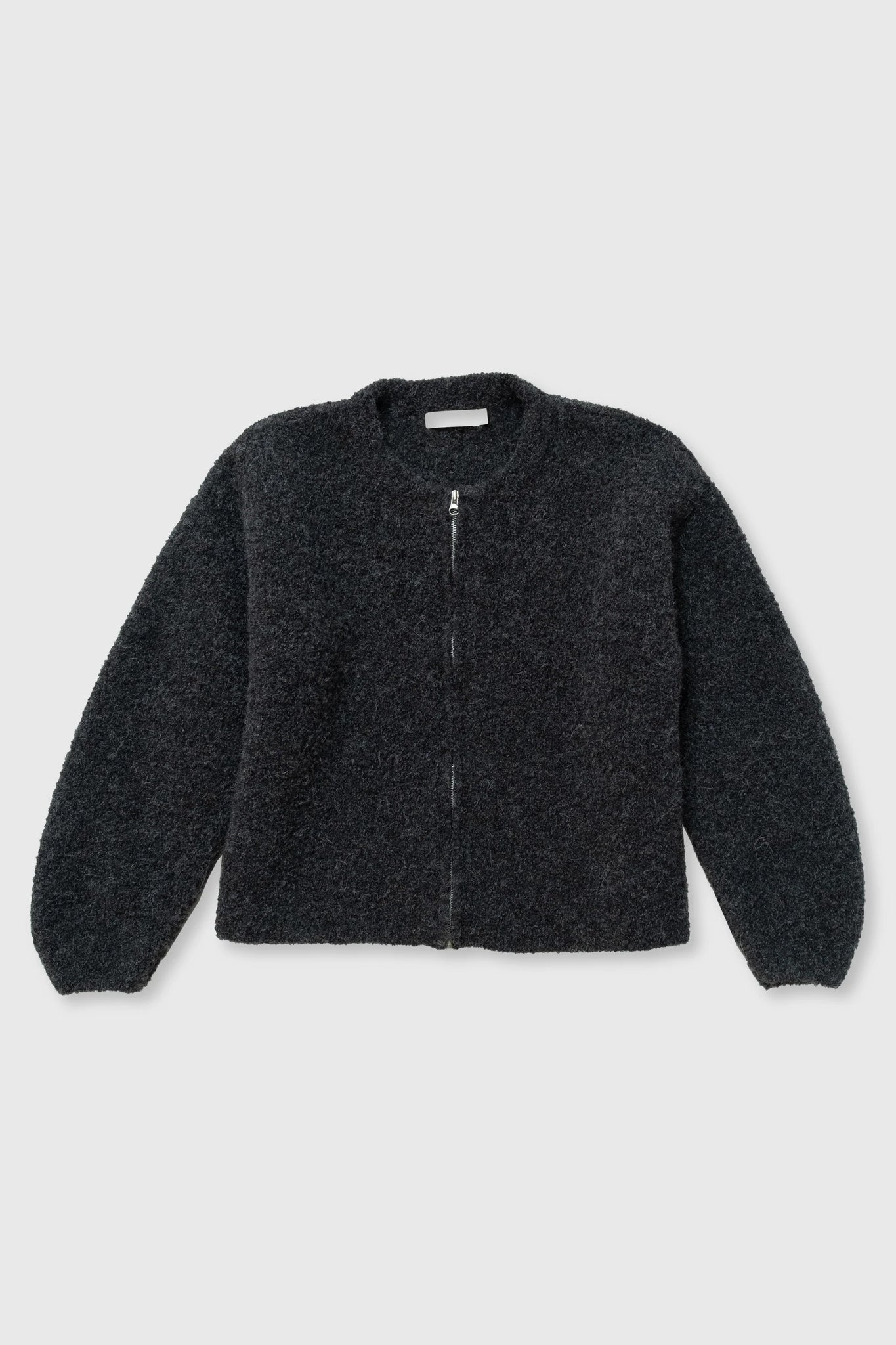 Boucle Zip Cardigan