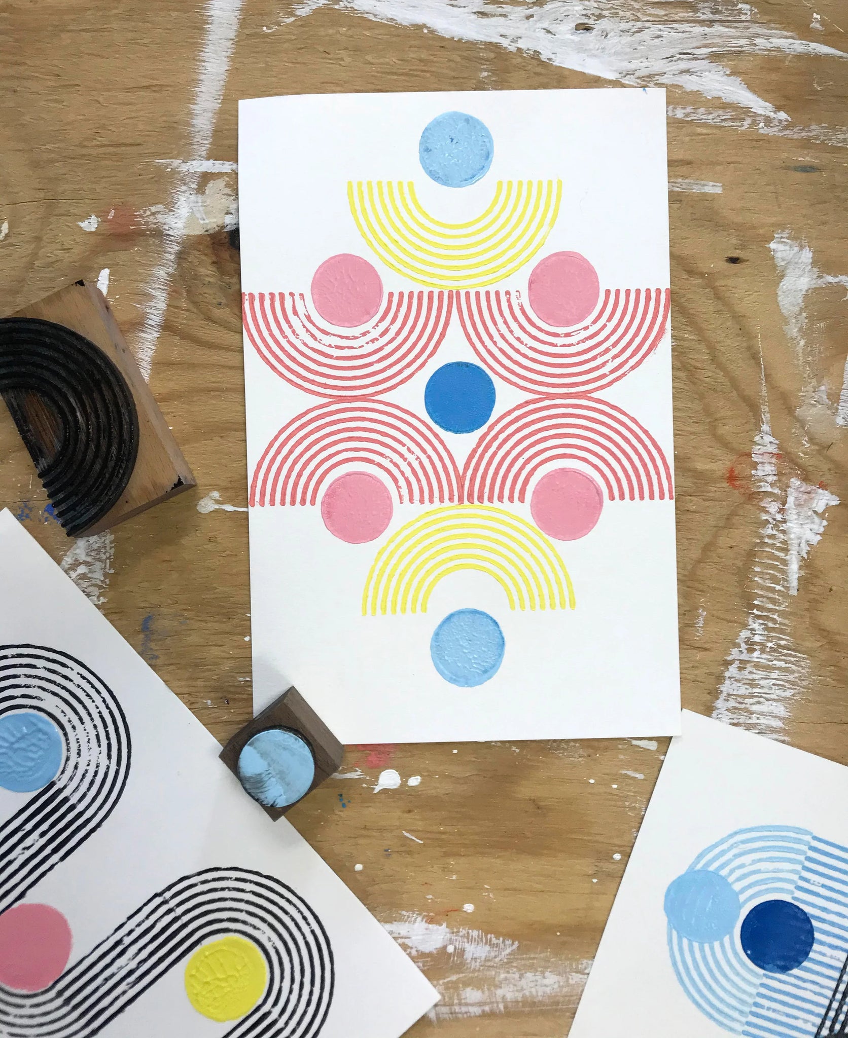 Holiday Wood Block Printing Kit