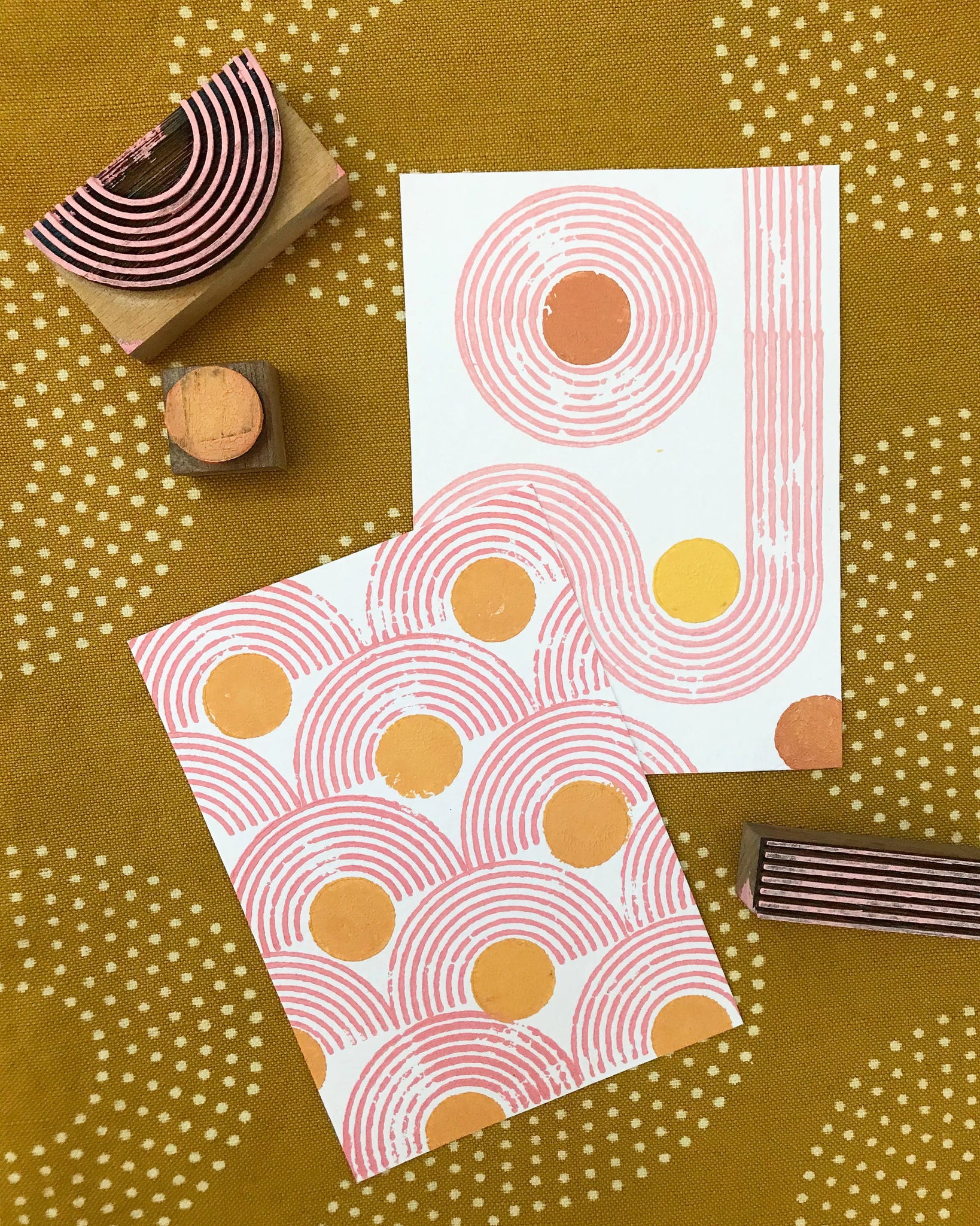 Holiday Wood Block Printing Kit