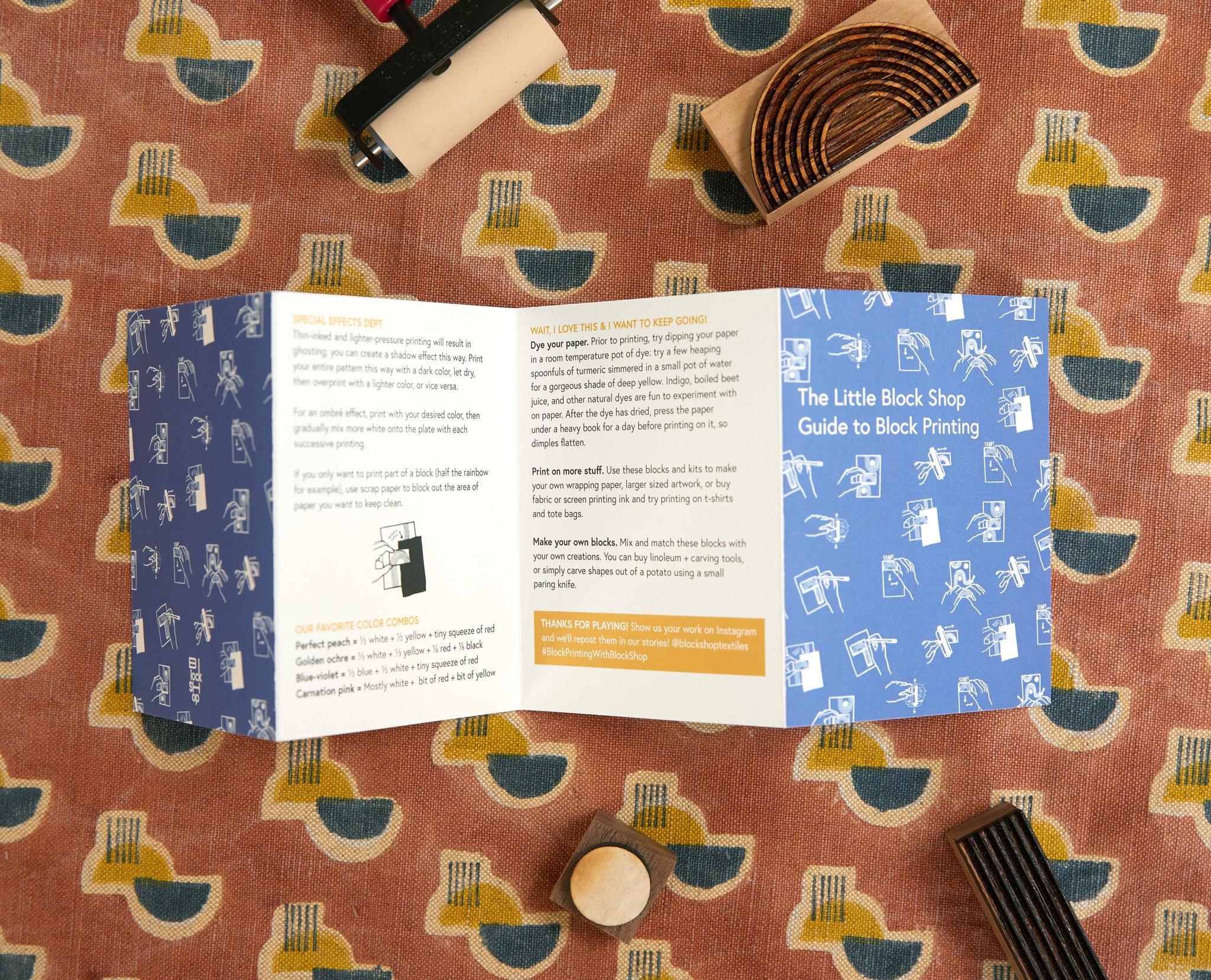 Holiday Wood Block Printing Kit