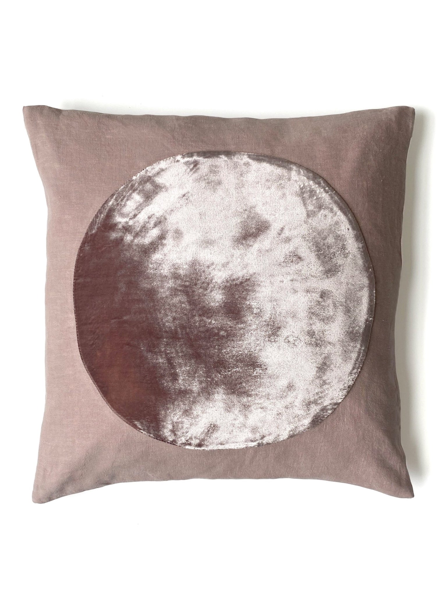 Large Velvet Circle Pillow