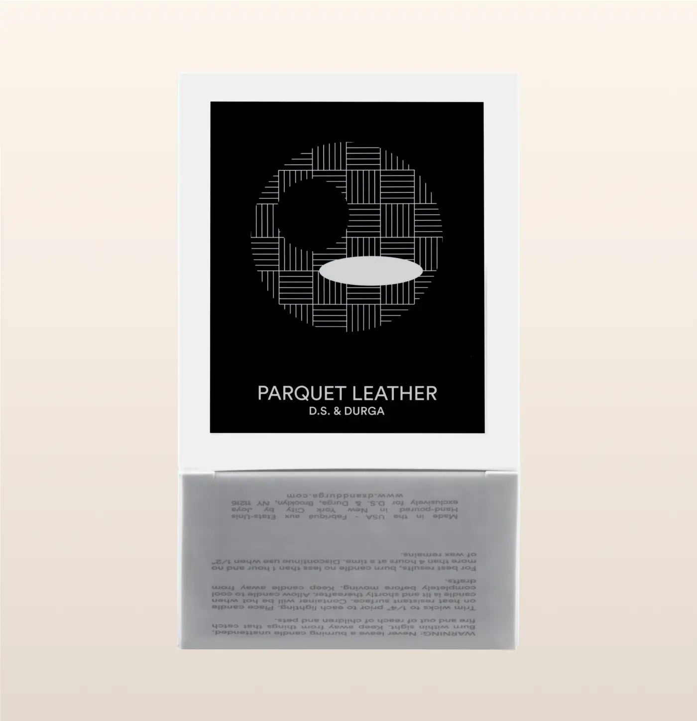 Parquet Leather Candle