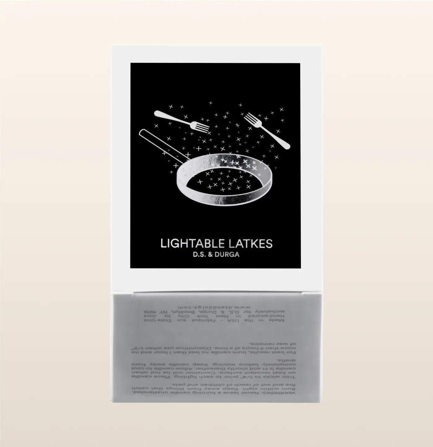 Lightable Latkes Candle