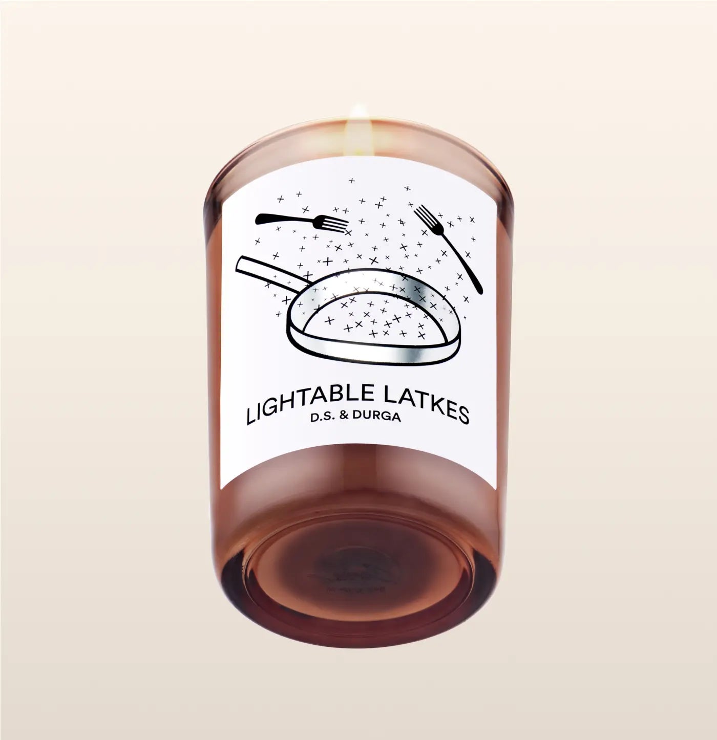 Lightable Latkes Candle