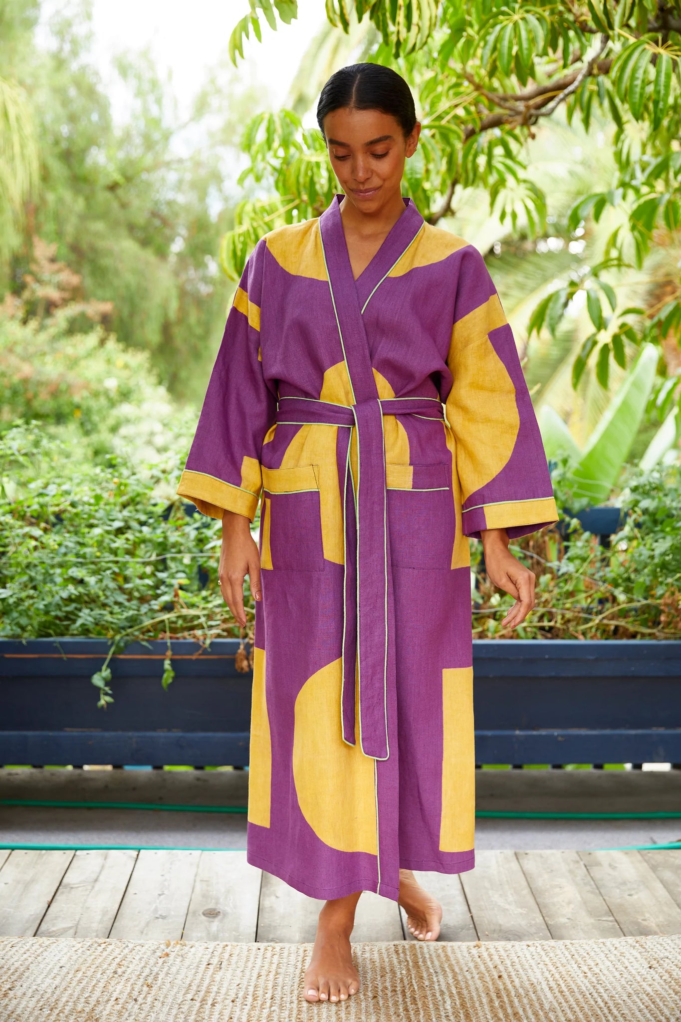 Dot Dash Robe