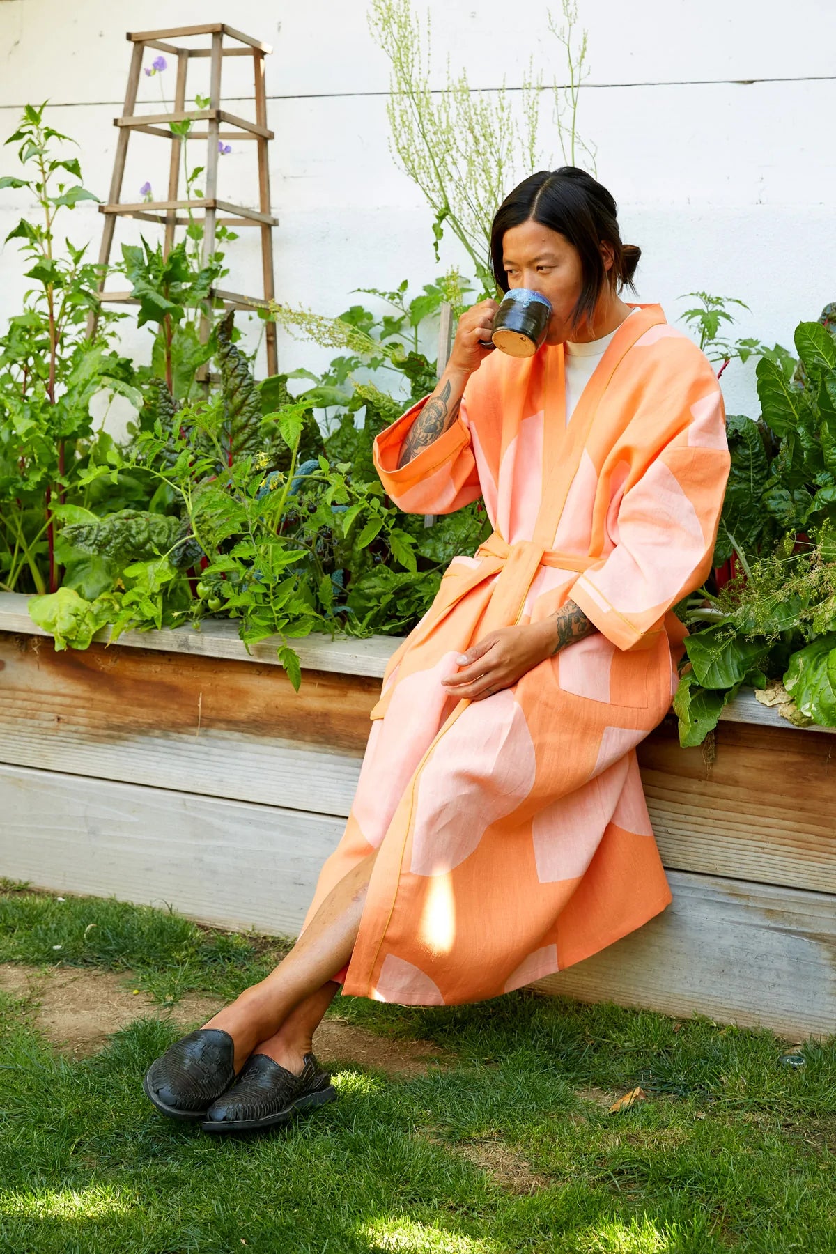 Dot Dash Robe
