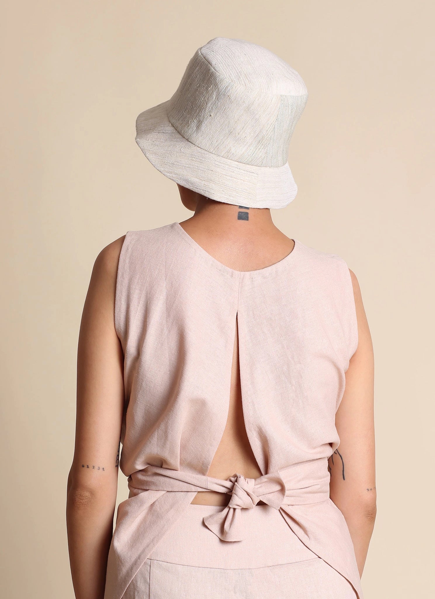 Mint Back Split Wrap Top