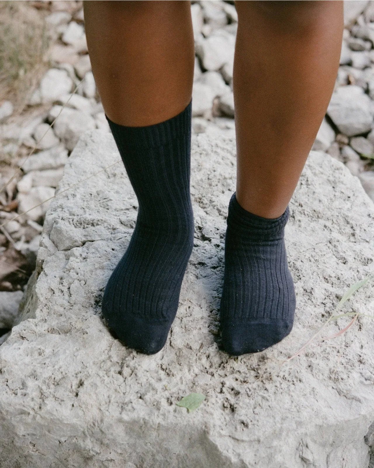 Rib Ankle Socks