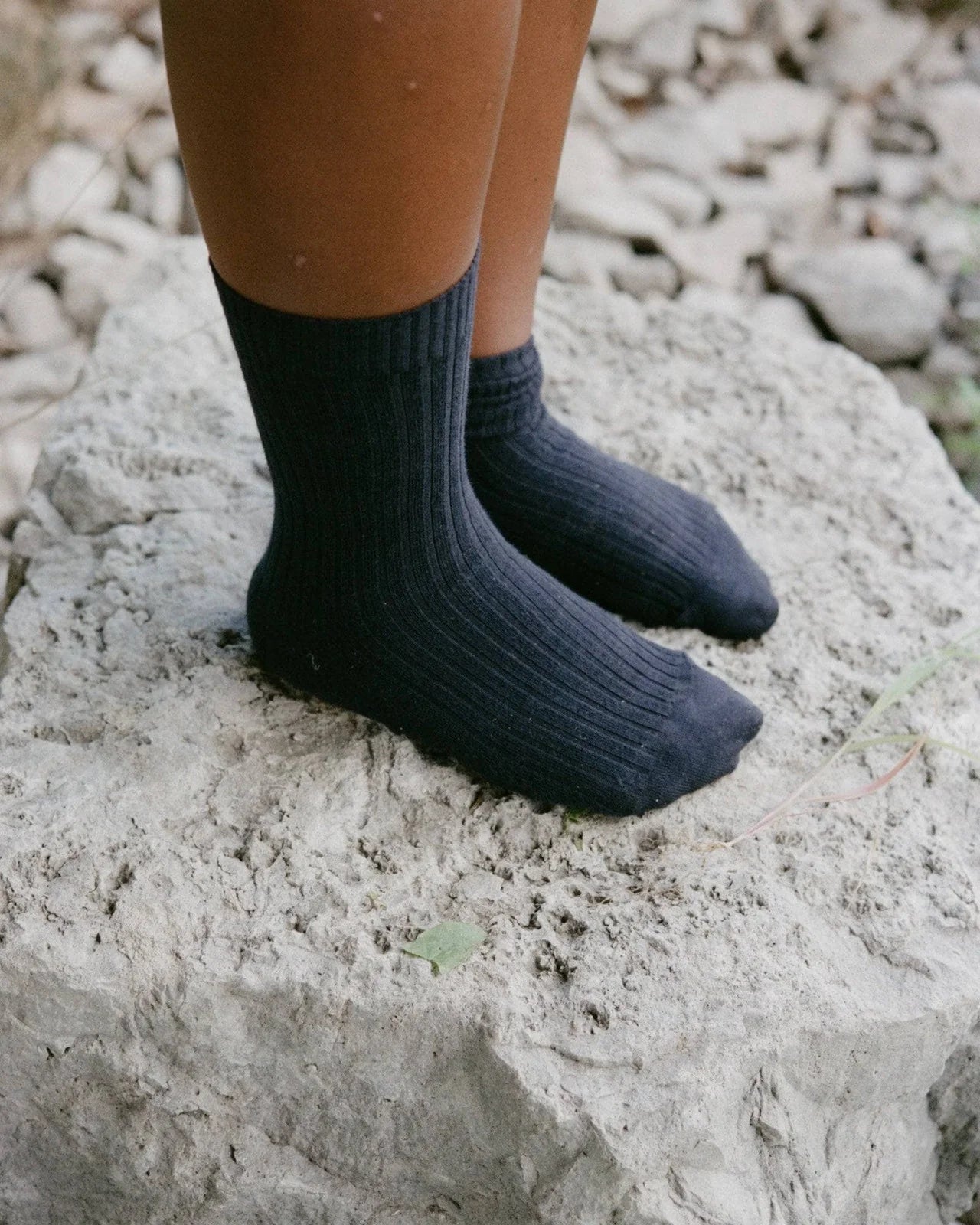 Rib Ankle Socks