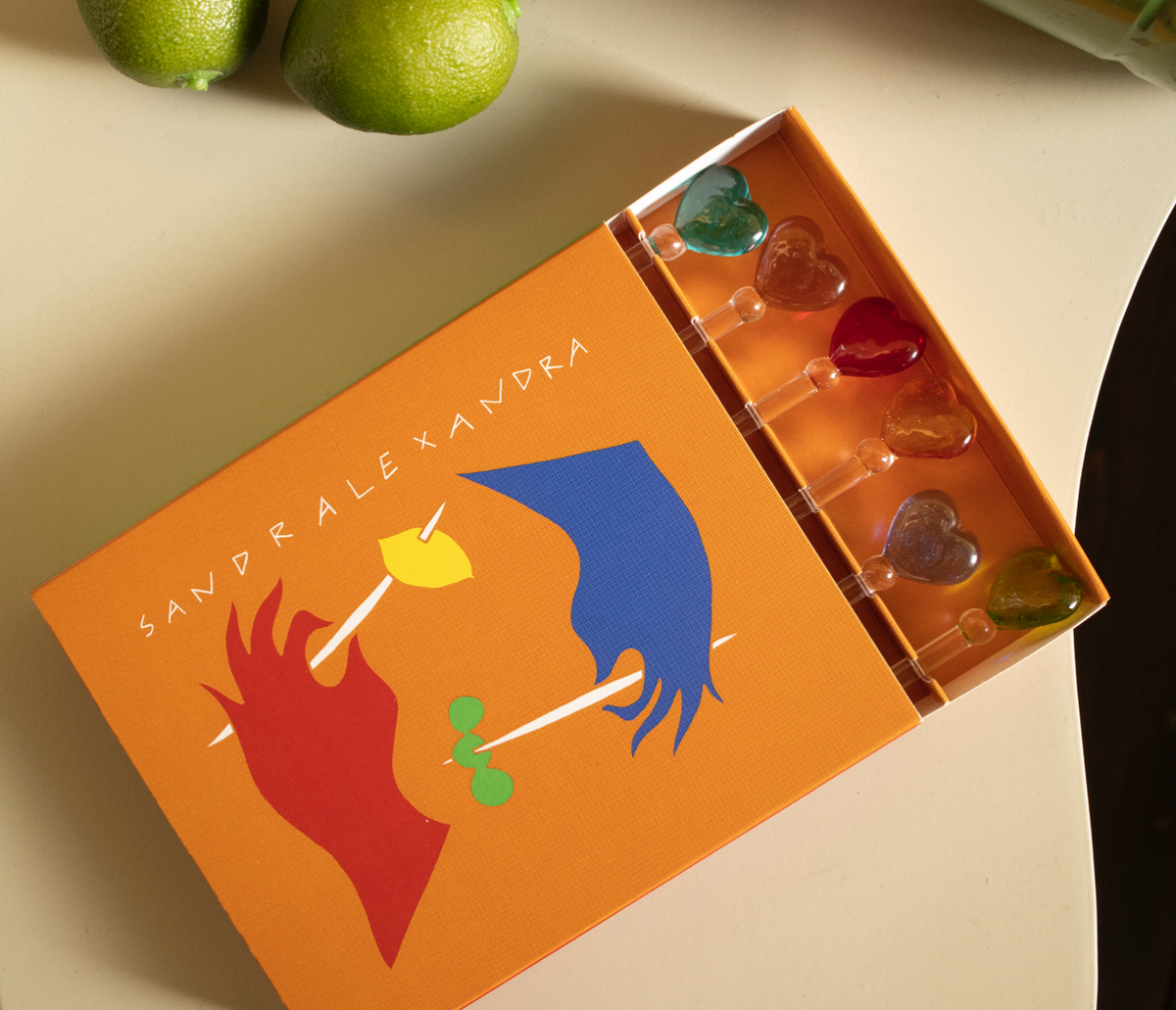 Cocktail & Nibble Heart Sticks