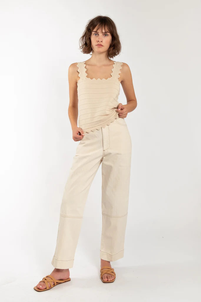 Seamed Jean